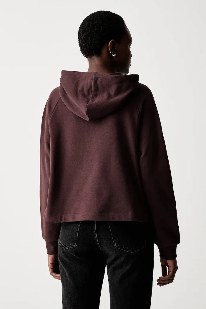 Marc O'Polo kadın pamuklu kapüşonlu sweatshirt