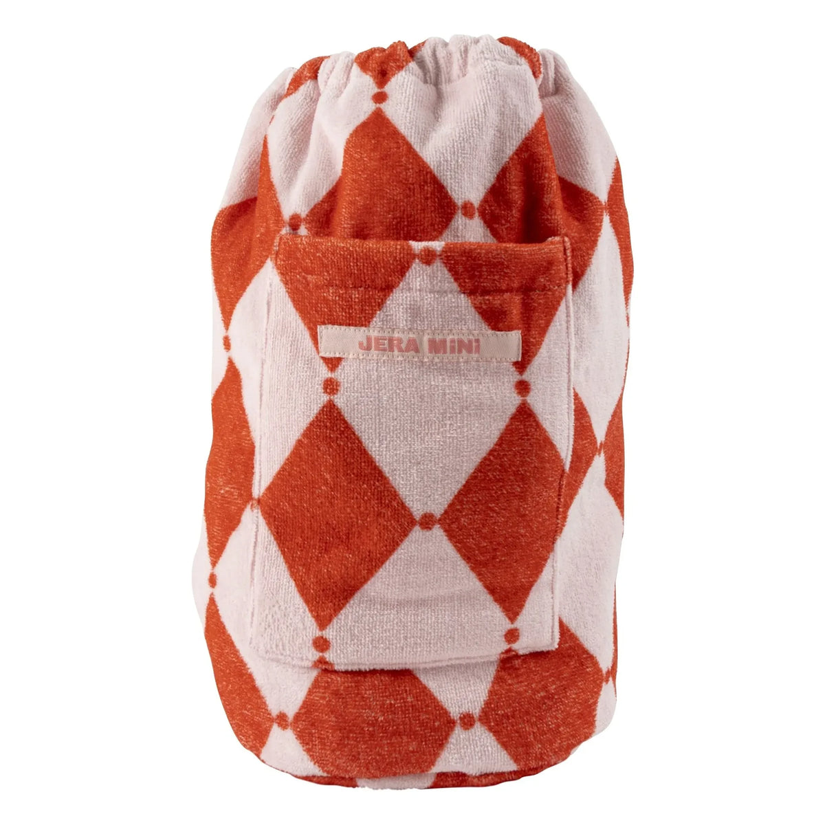 Jera Mini - Pink | Losanges Terrycloth Pocket Backpack