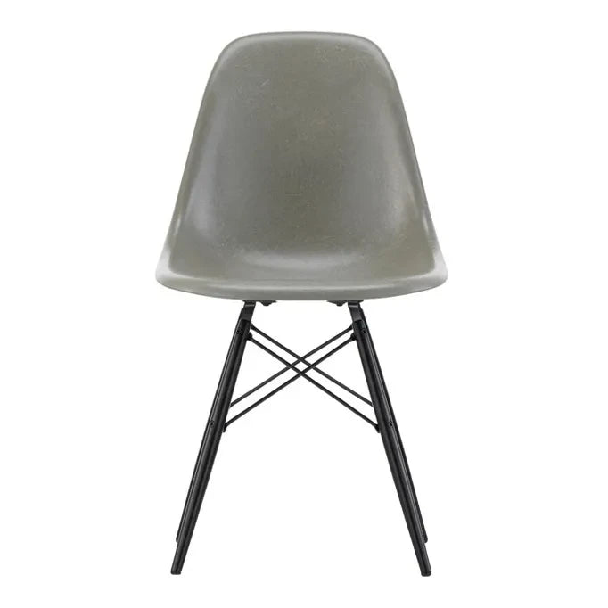 Vitra - DSW Fiberglass Chair - Charles & Ray Eames, 1950 | Eames Raw Umber