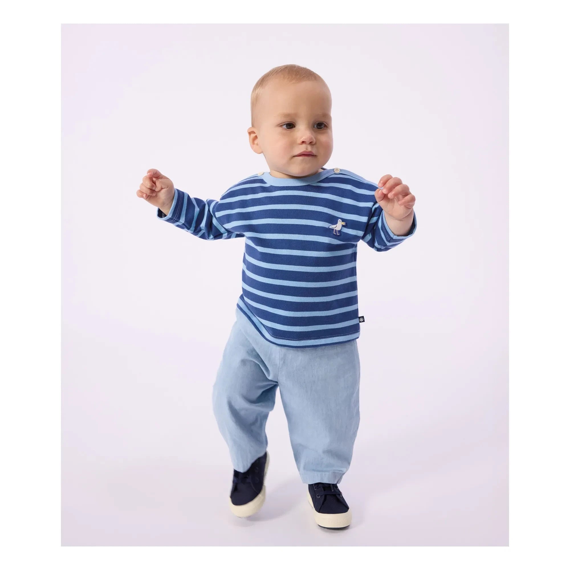 Petit Bateau - Seagull T-shirt | Blue