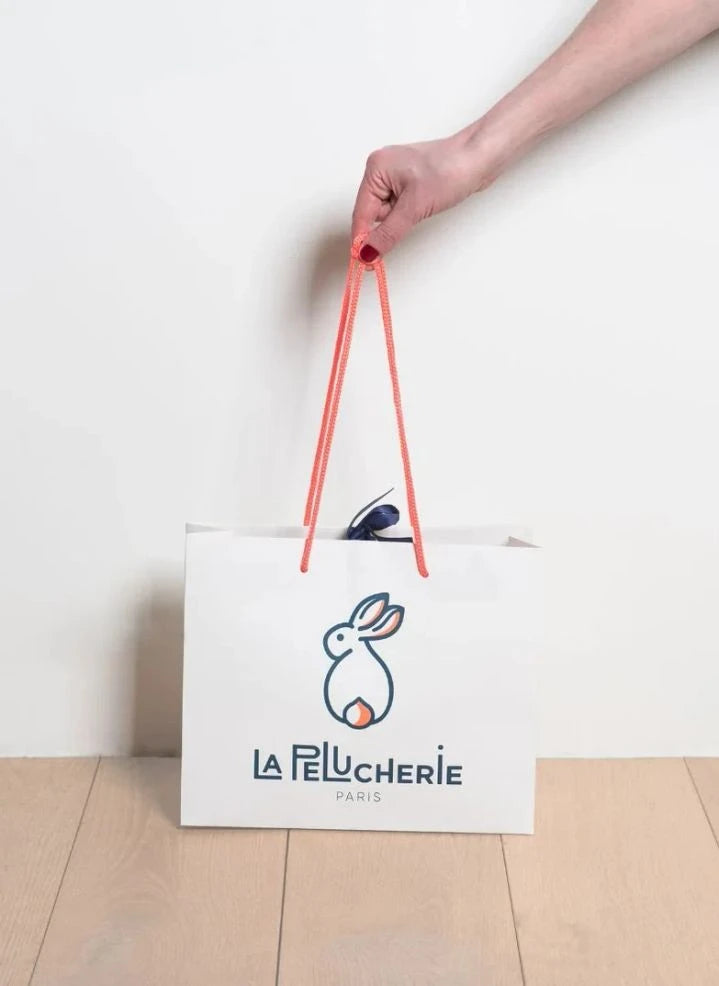 La Pelucherie - Romy Whale Plush Toy, 35 cm | White