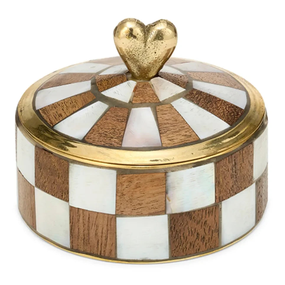 Doing Goods - Woody Circus Checkered Box | White