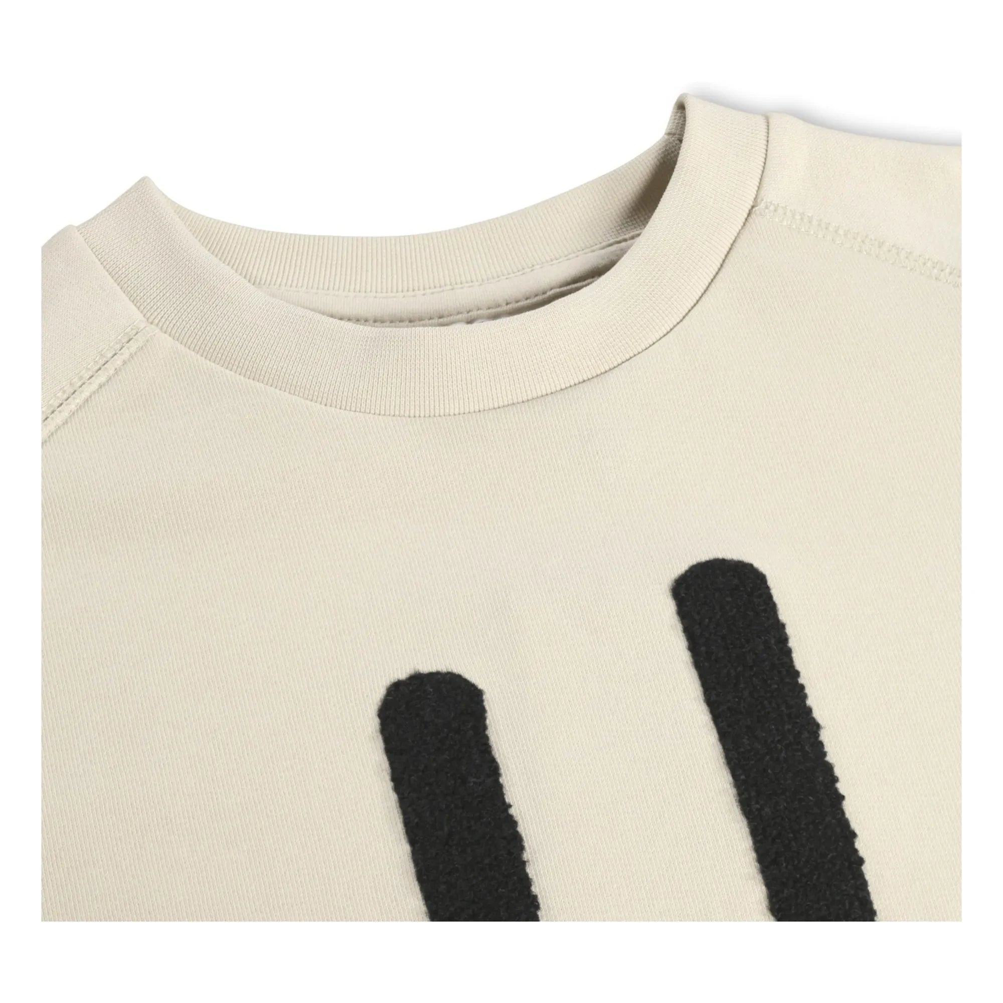 Molo - Mike Smile Organic Cotton Sweatshirt | Ecru