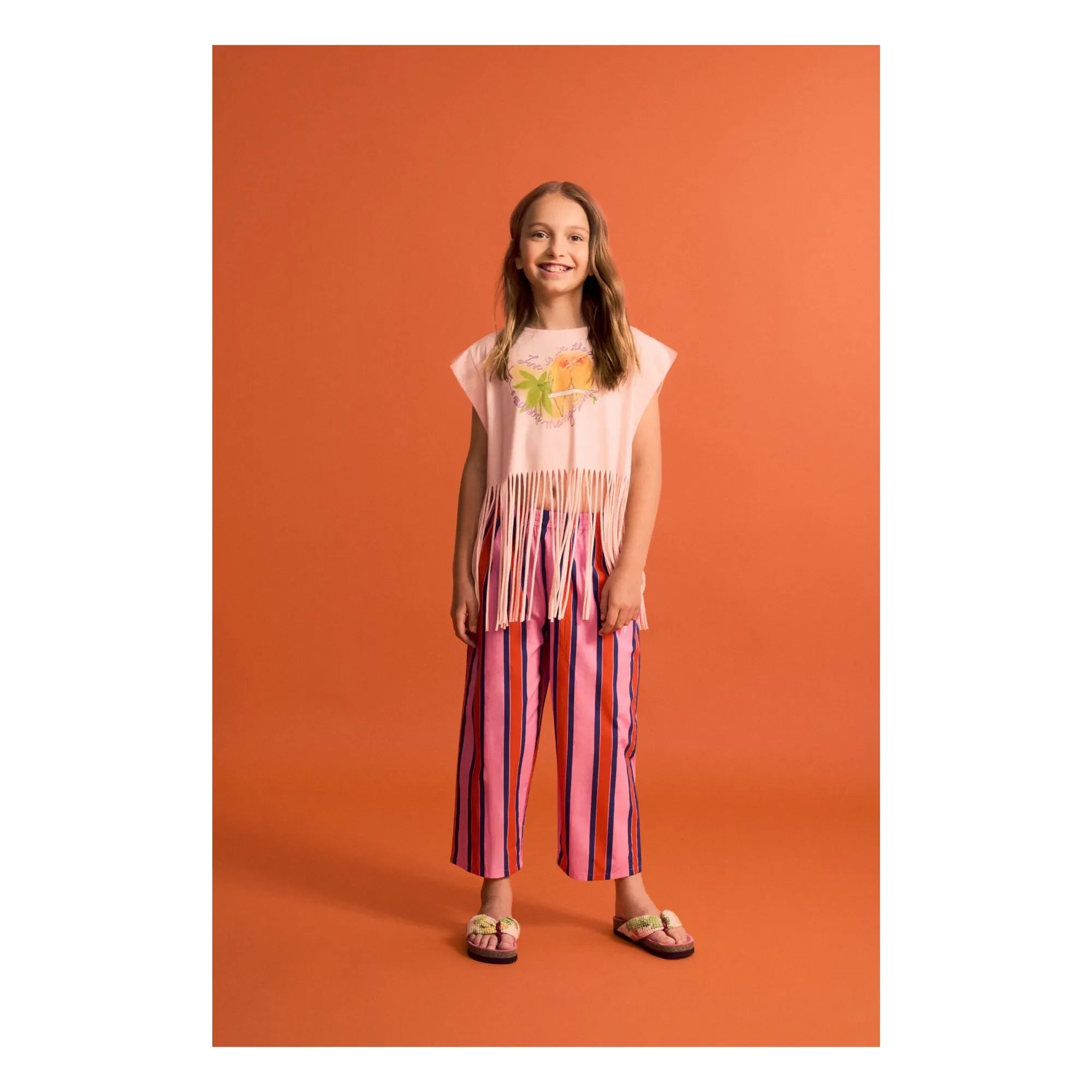 Maison Mangostan - Feather Tassel Birds | Pale Pink