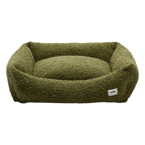 Cafide - Snozy Terry Dog Bed | Green