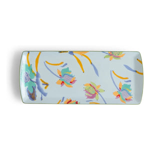 Lisa Corti - Japanese Porcelain Rectangular Tray | Light Blue
