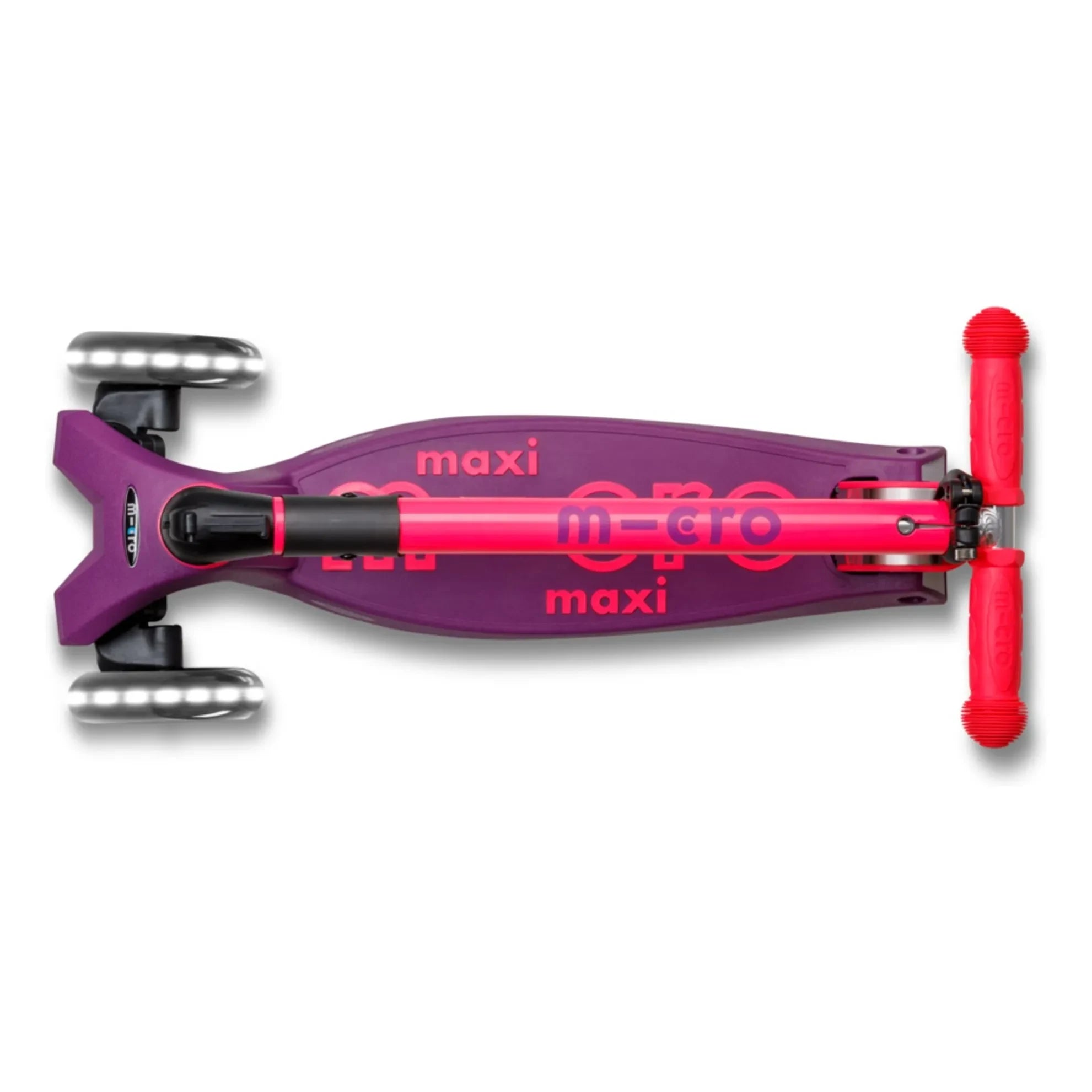 Micro - Maxi Foldable Neon LED Scooter | Pink