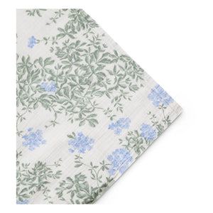 garbo&friends - Plumbago Organic Cotton Swaddle Blanket | Blue