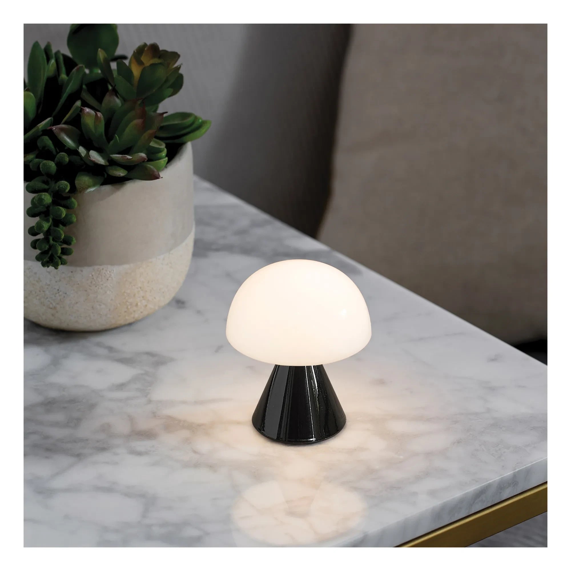 Lexon - Mina Mini LED Desk Lamp | Black