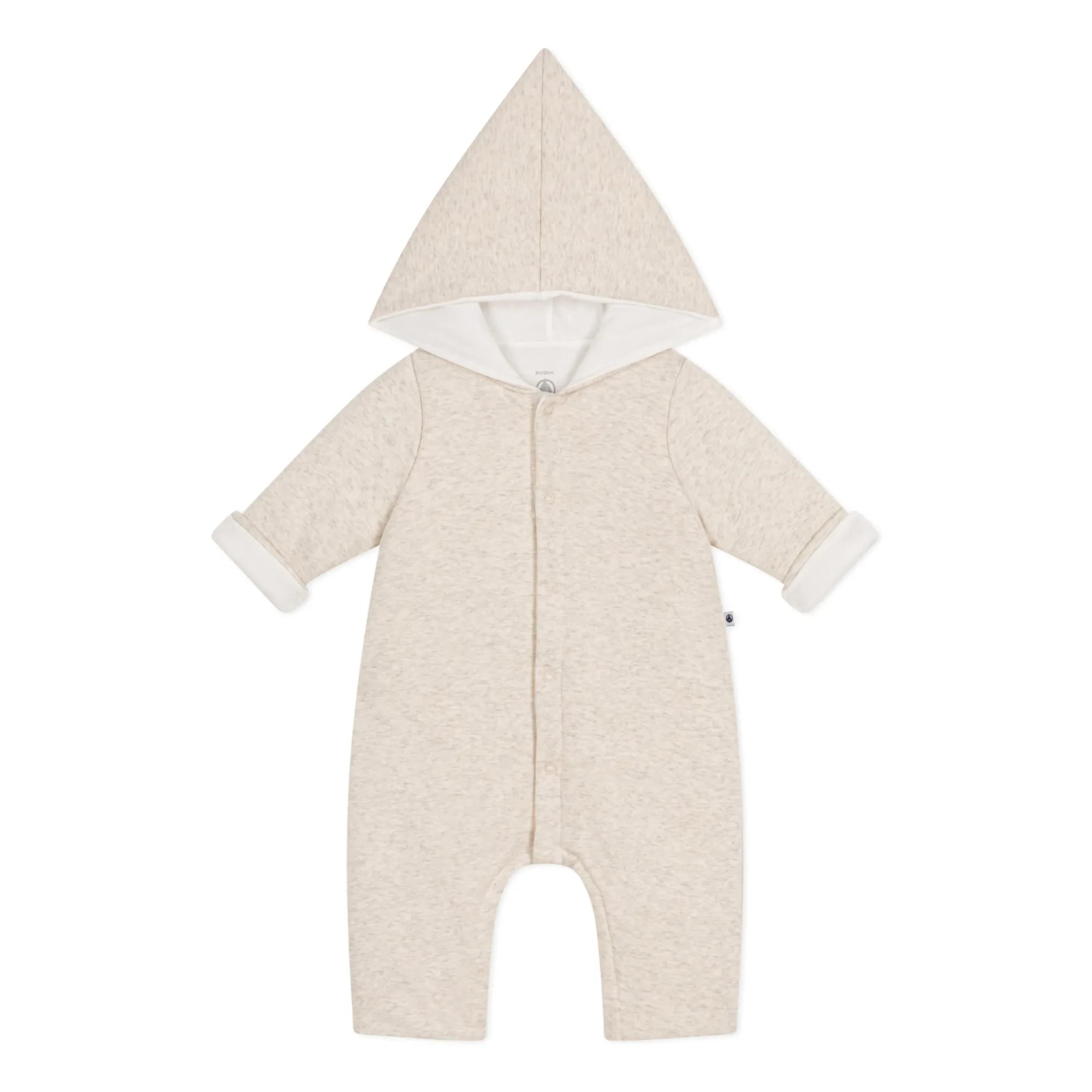 Petit Bateau - Maca Hooded Romper | Beige