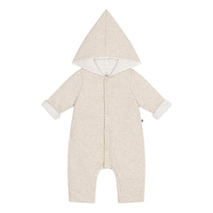 Petit Bateau - Maca Hooded Romper | Beige