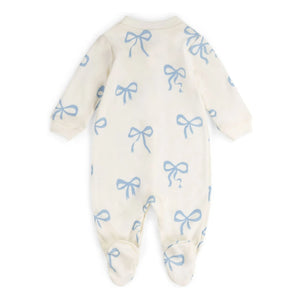 Sleepy Doe - Drawstring footed pajamas Organic cotton | Ecru