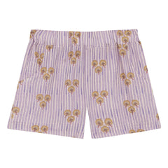 birinit - Cinca Striped Organic Cotton Shorts | Mauve