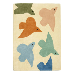 Bleuu-studio - Bird Rug | Blue