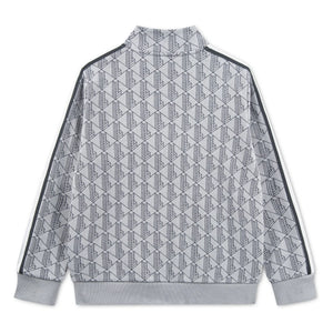 Lacoste - Monogrammed Zip Sweatshirt Made of Organic Cotton | Light Gray