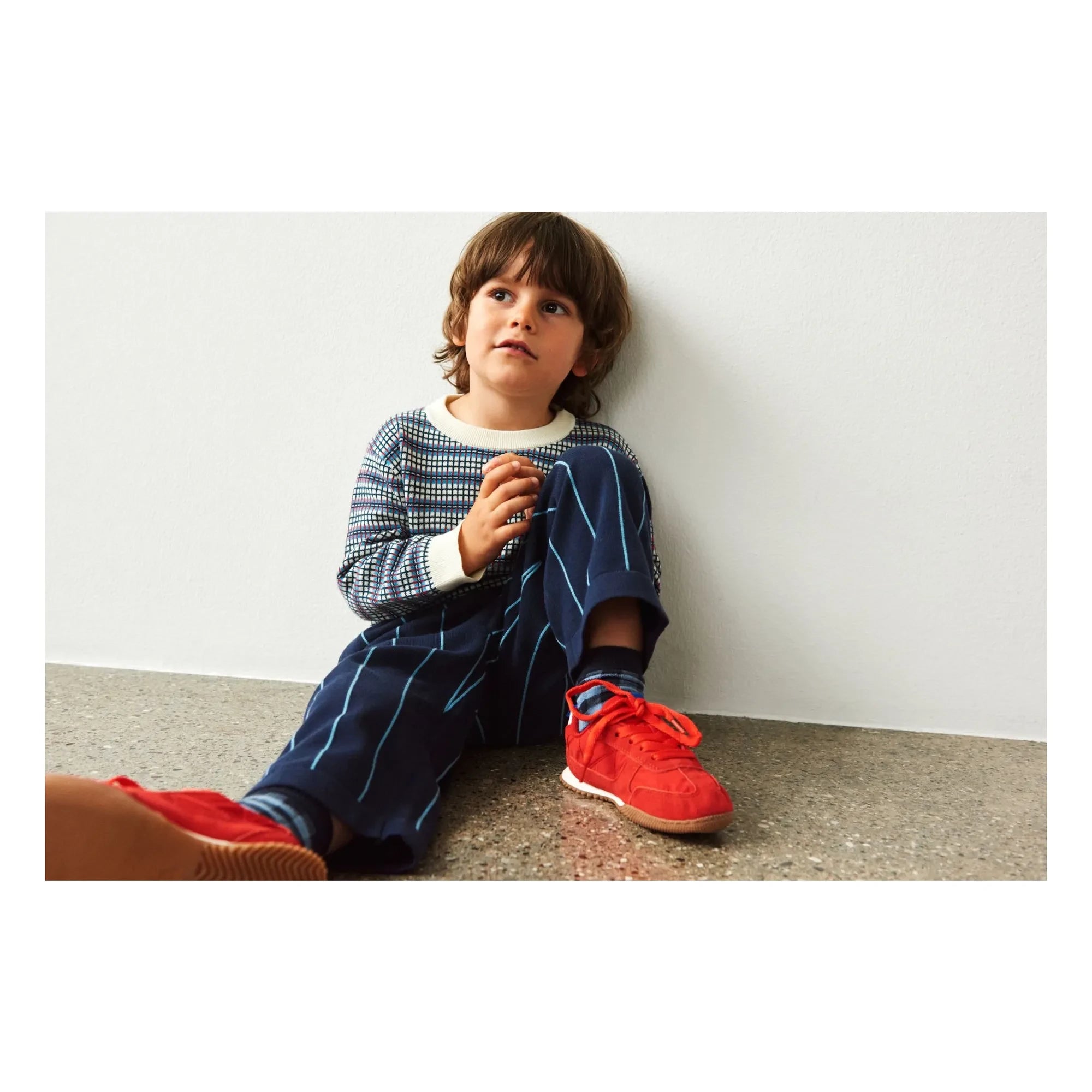 FUB - Carreaux Fine Knit Organic Cotton Sweater | Ecru