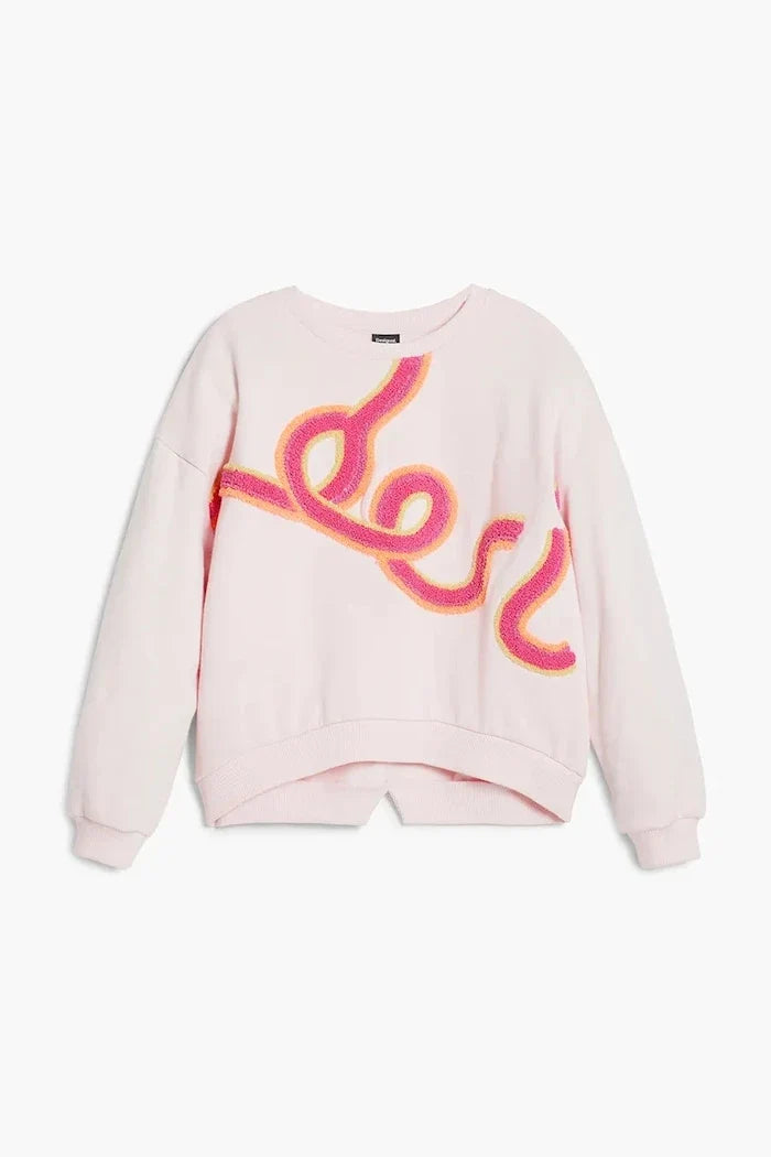 Desigual Çocuk Pamuklu Sweatshirt