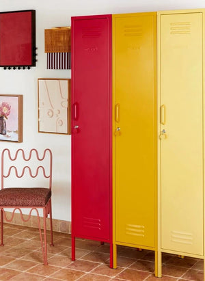 Mustard Made - Slim Metal Cabinet | Faded Yellow
