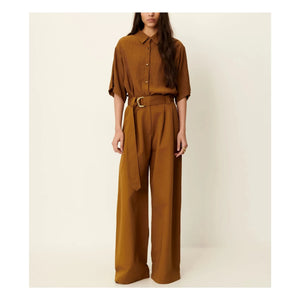 Sessùn - Rive Cotton Pants | Bronze