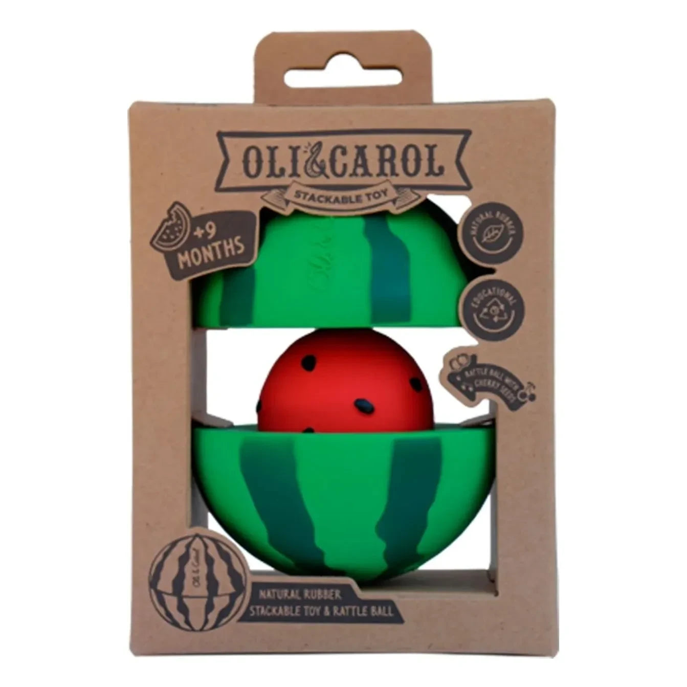 Oli & Carol - Wally Watermelon 3-in-1 Sound Ball