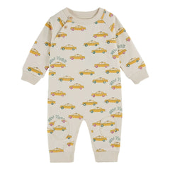 Emile et Ida - Organik pamuk Taxis fleece tulum | Ekru
