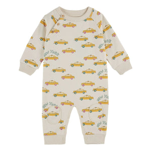 Emile et Ida - Organik pamuk Taxis fleece tulum | Ekru