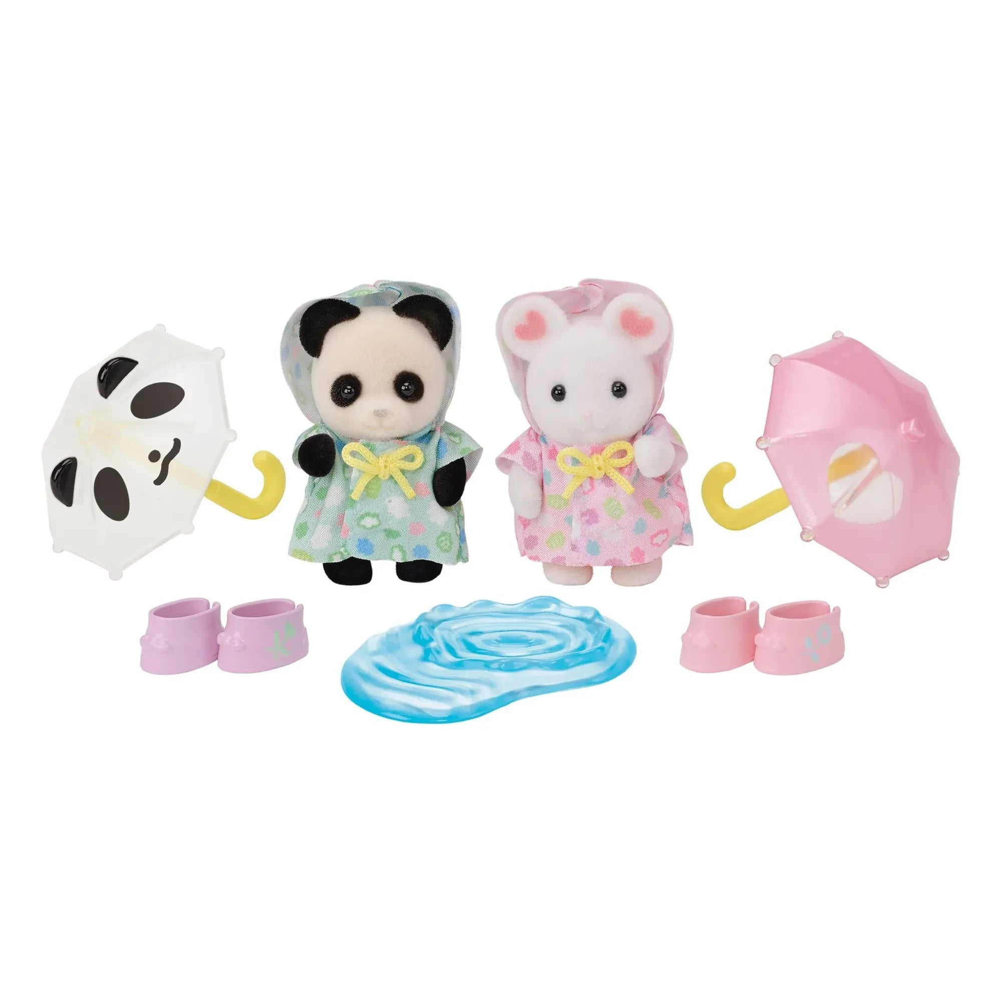 Sylvanian Families - Baby Twin with Raincoat
