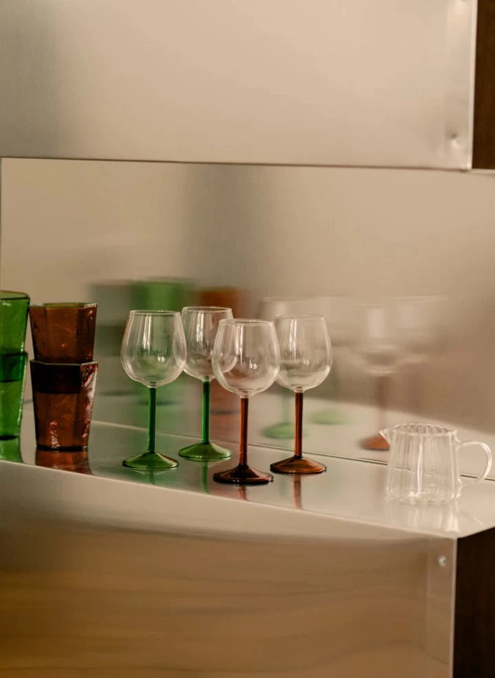 Olsson & Jensen - Nola Glasses - 4-piece Set | Green