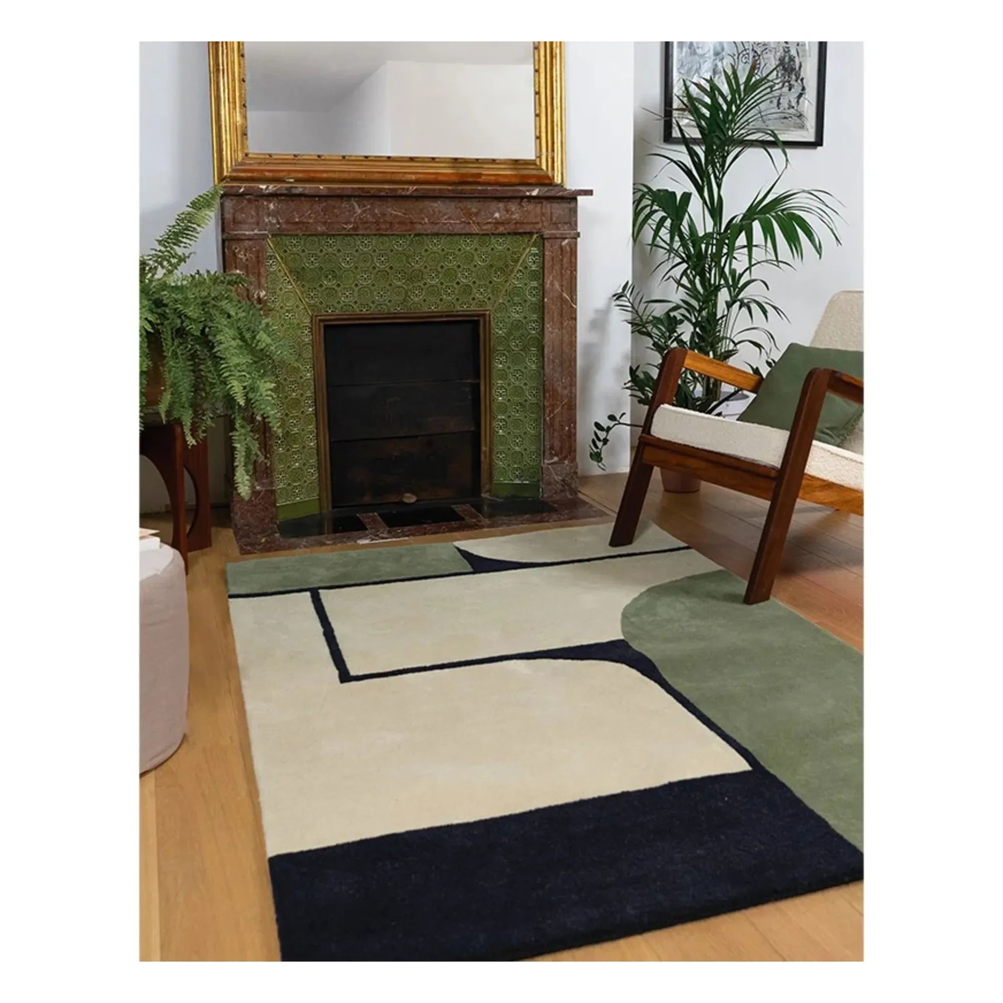 Edito - Strada Handwoven Rug | Blue Green