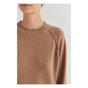 FUB - Pointelle sweatshirt | Off-white
