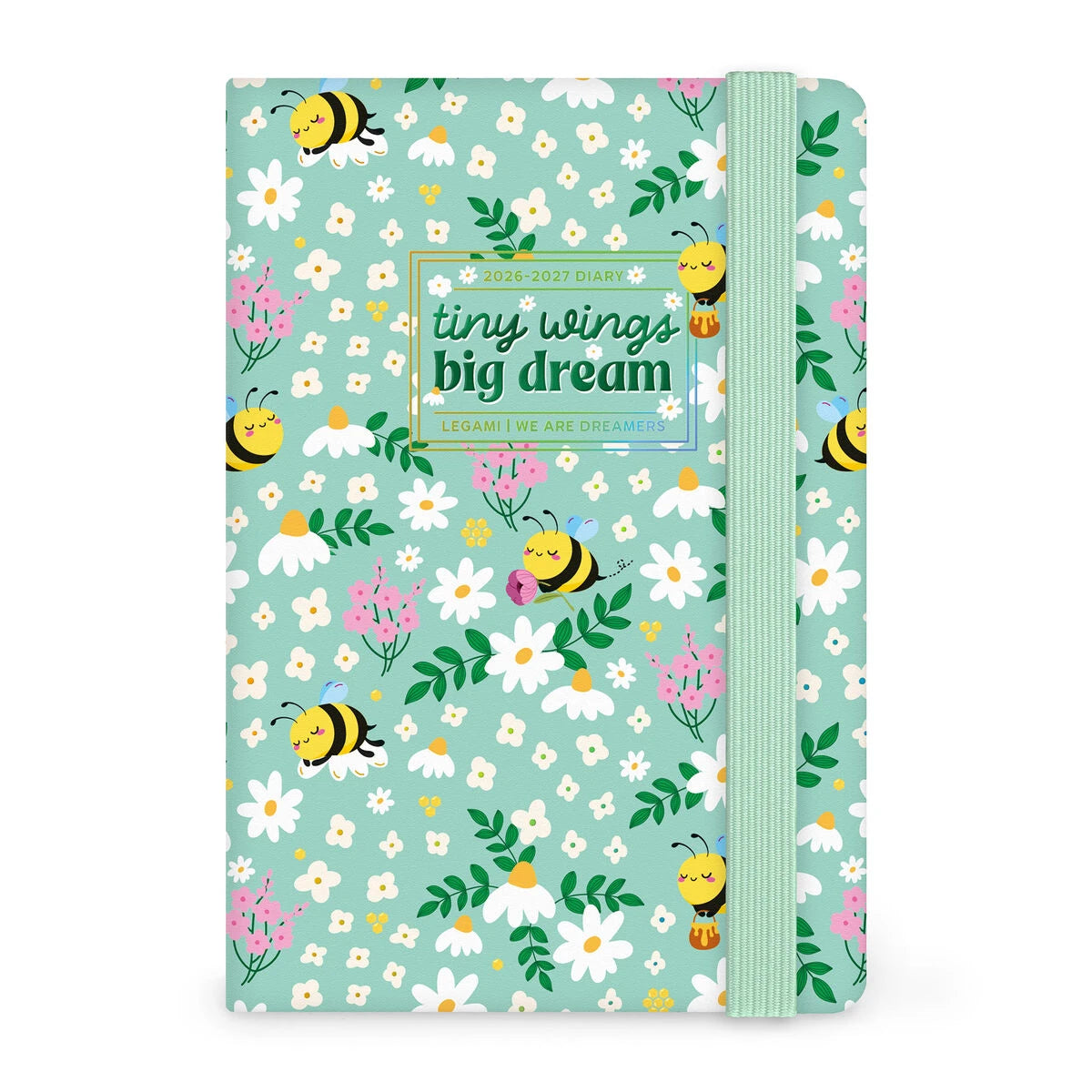 Legami - 16-Month Weekly Photo Diary for 2026/2027 - Bee - Small with Notebook