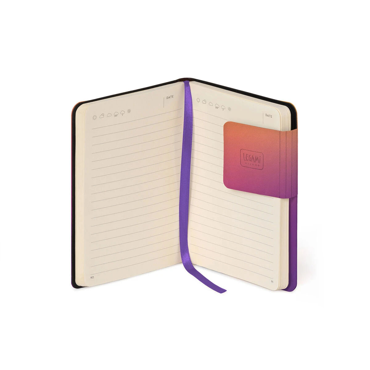 Legami - Soft Cover Notebook with Lined Pages - Sunset Vibes - My Notebook