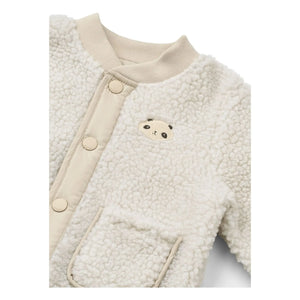 Liewood - Lora Panda Recycled Fiber Sherpa Jacket | Off-White