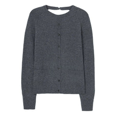 Cordera - Gray Merino Wool Turtleneck Sweater