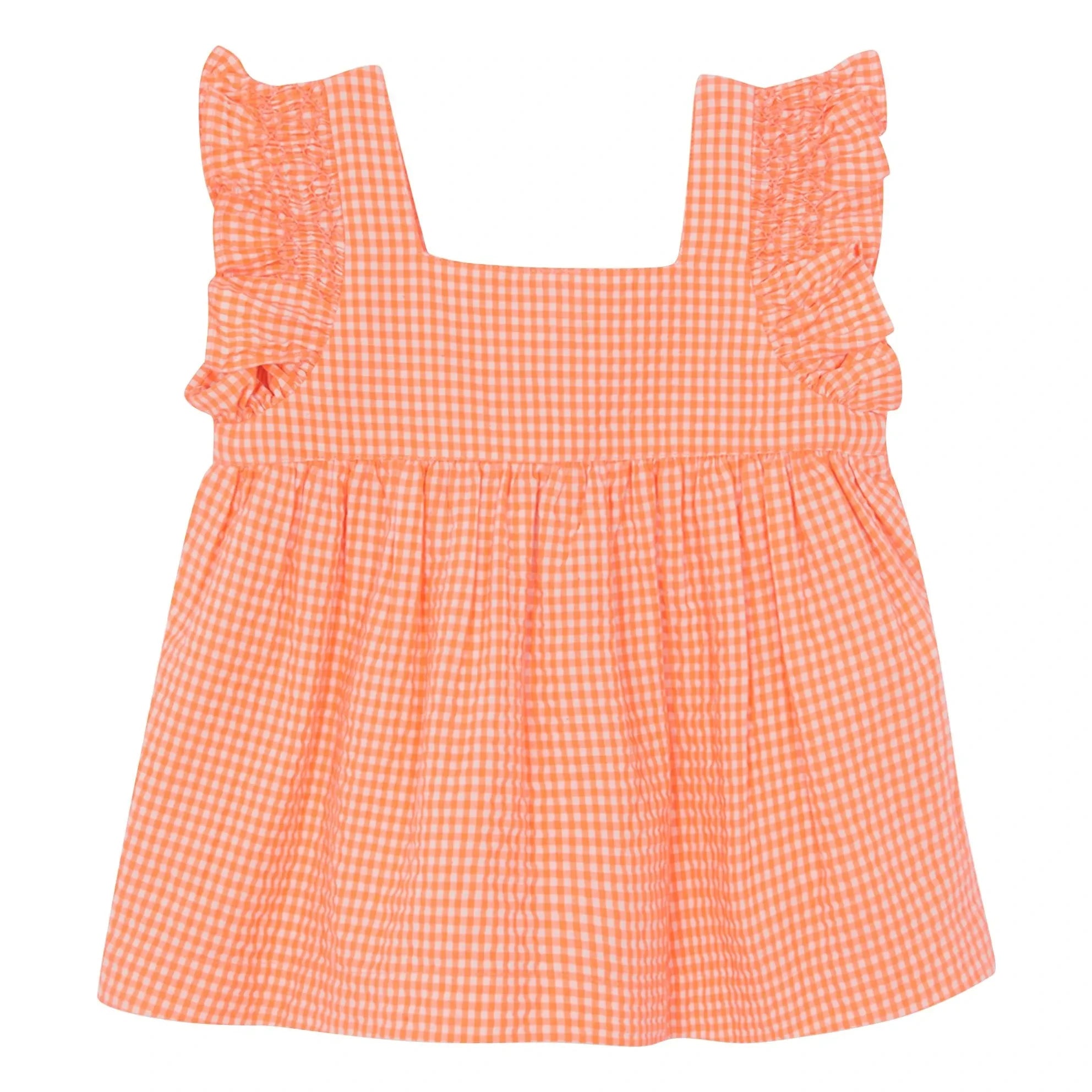 Bonton - Top Nelly Checkered | Coral