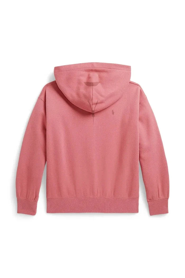 Polo Ralph Lauren çocuklar için pamuklu fermuarlı kapüşonlu sweatshirt