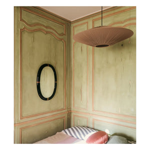 The Socialite Family - Large Brera Pleated Cotton Pendant Lamp - EU Version (220 V) | Sand
