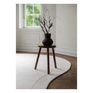 Layered - Remnant Wool Rug | White