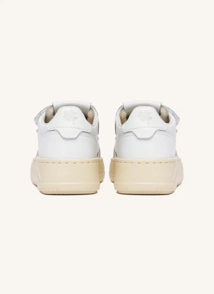 Autry - Kidstripes Low Leather Sneakers | White