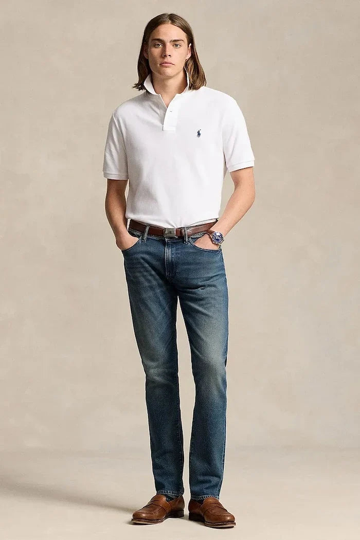 Polo Ralph Lauren BASIC MESH Pamuklu Polo Yaka Tişört