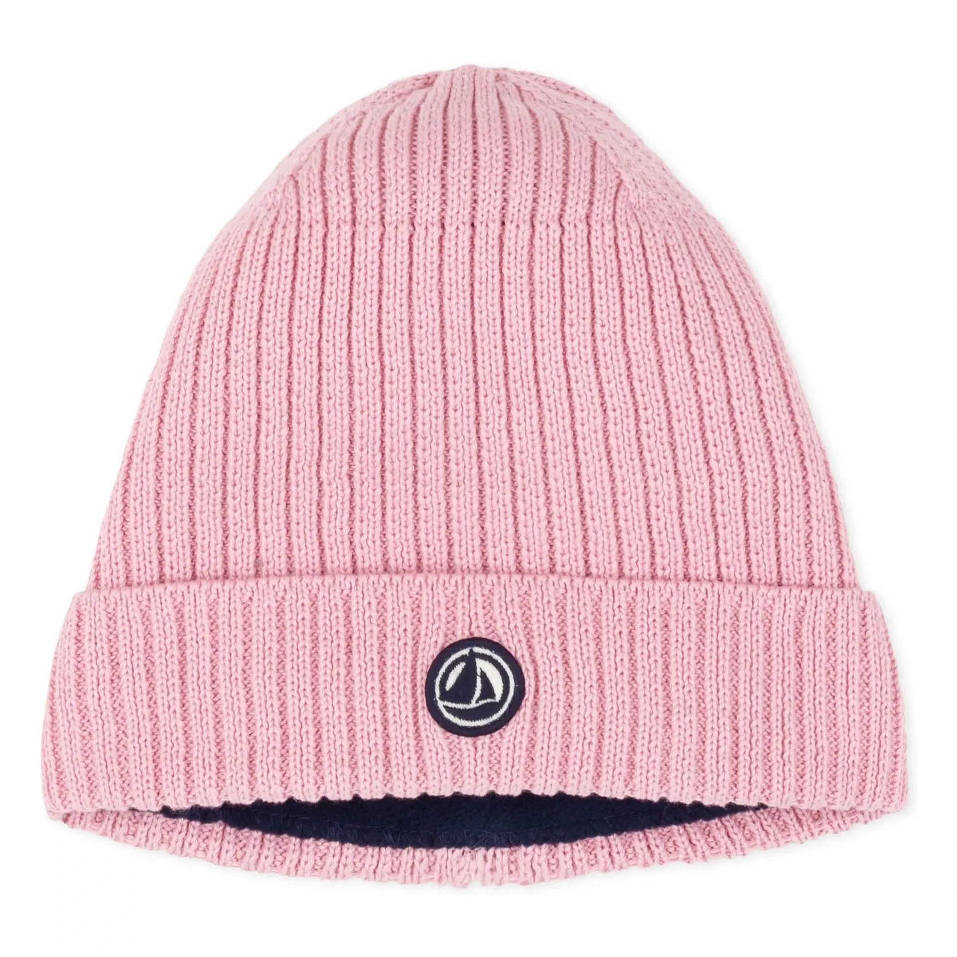 Petit Bateau - Checked Polar Beanie | Pink