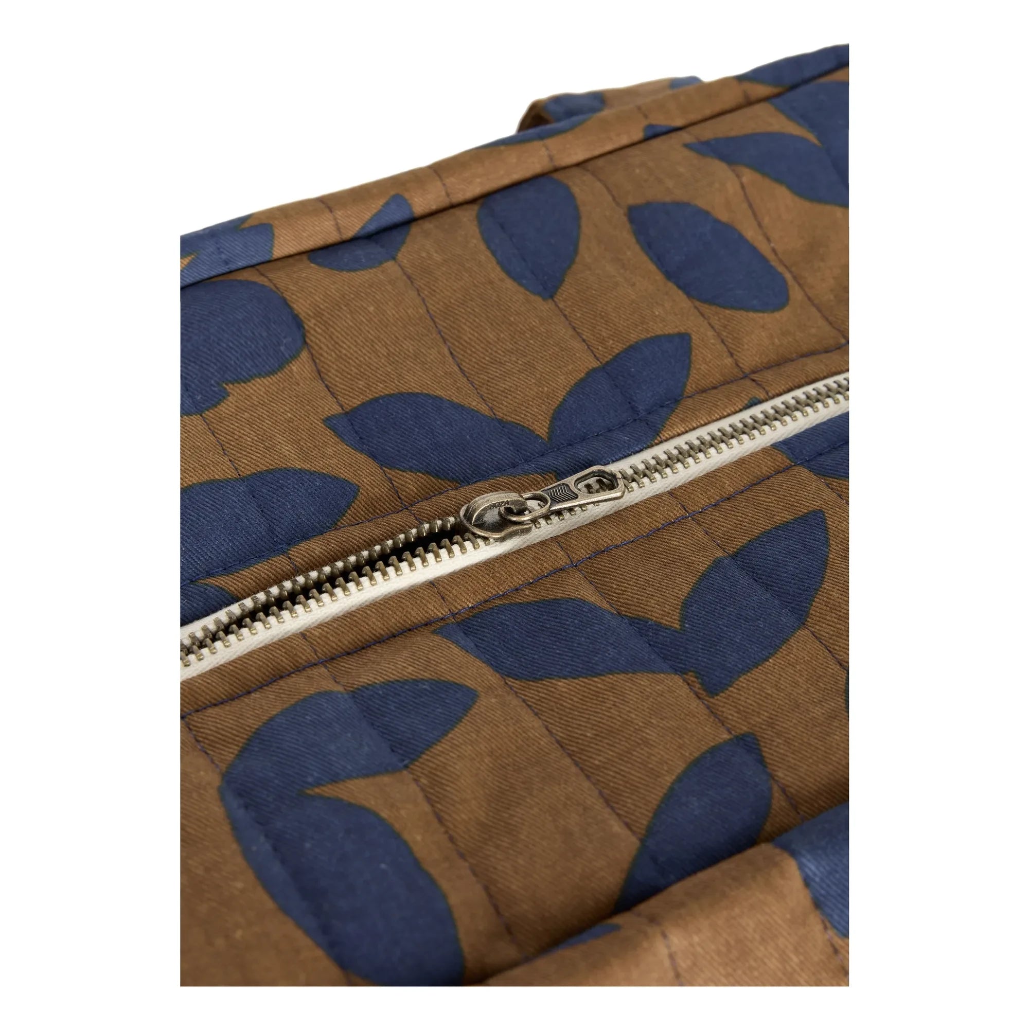 Nobodinoz - Hyde Park Blue Leaves Waterproof Baby Bag | Blue
