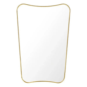 Gubi - Gio Ponti FA33 Wall Mirror - 54x80 cm | Gold