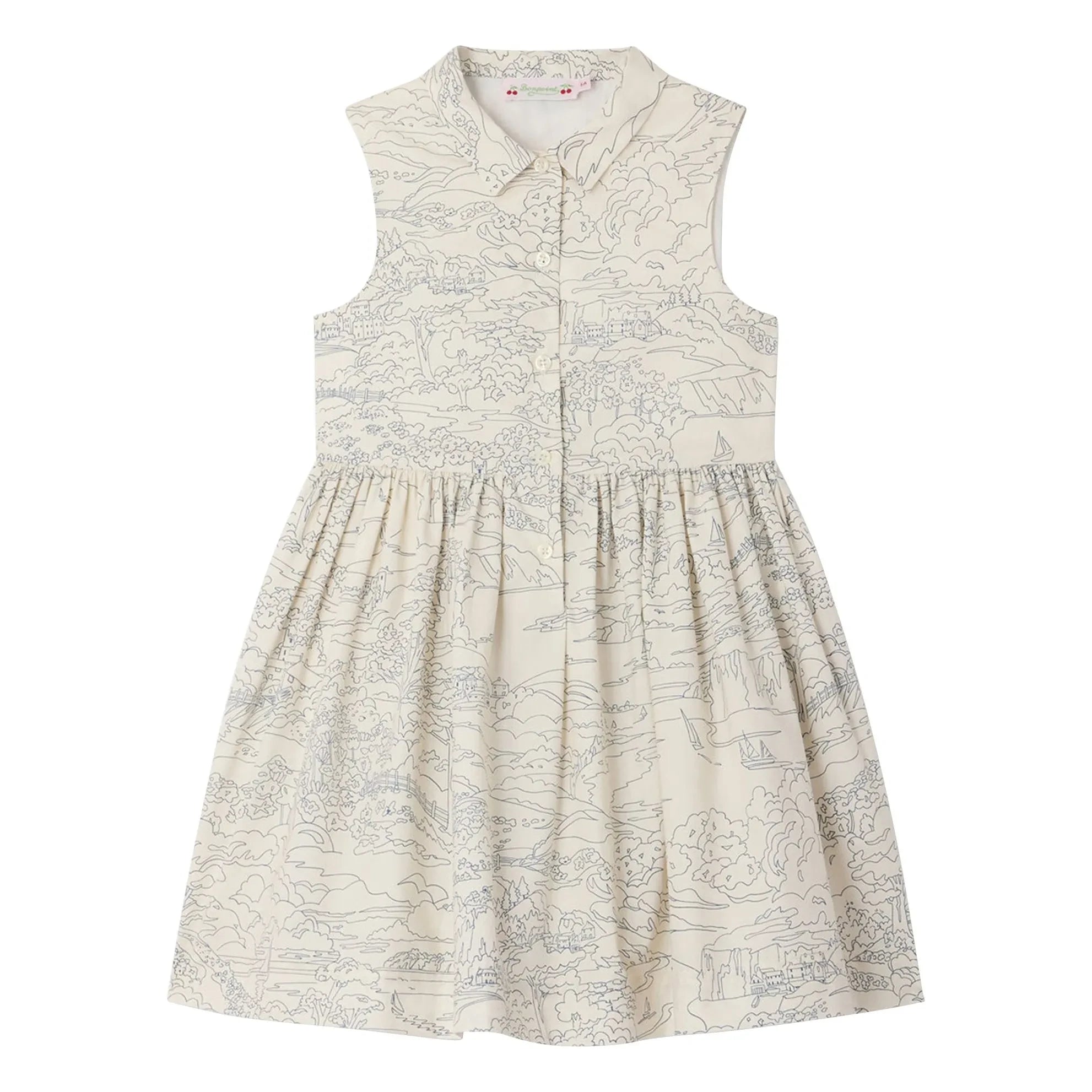 Bonpoint - Anne Paysage organic cotton dress | Ecru
