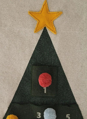 Lorena Canals - Christmas Tree Advent Calendar | Dark Green