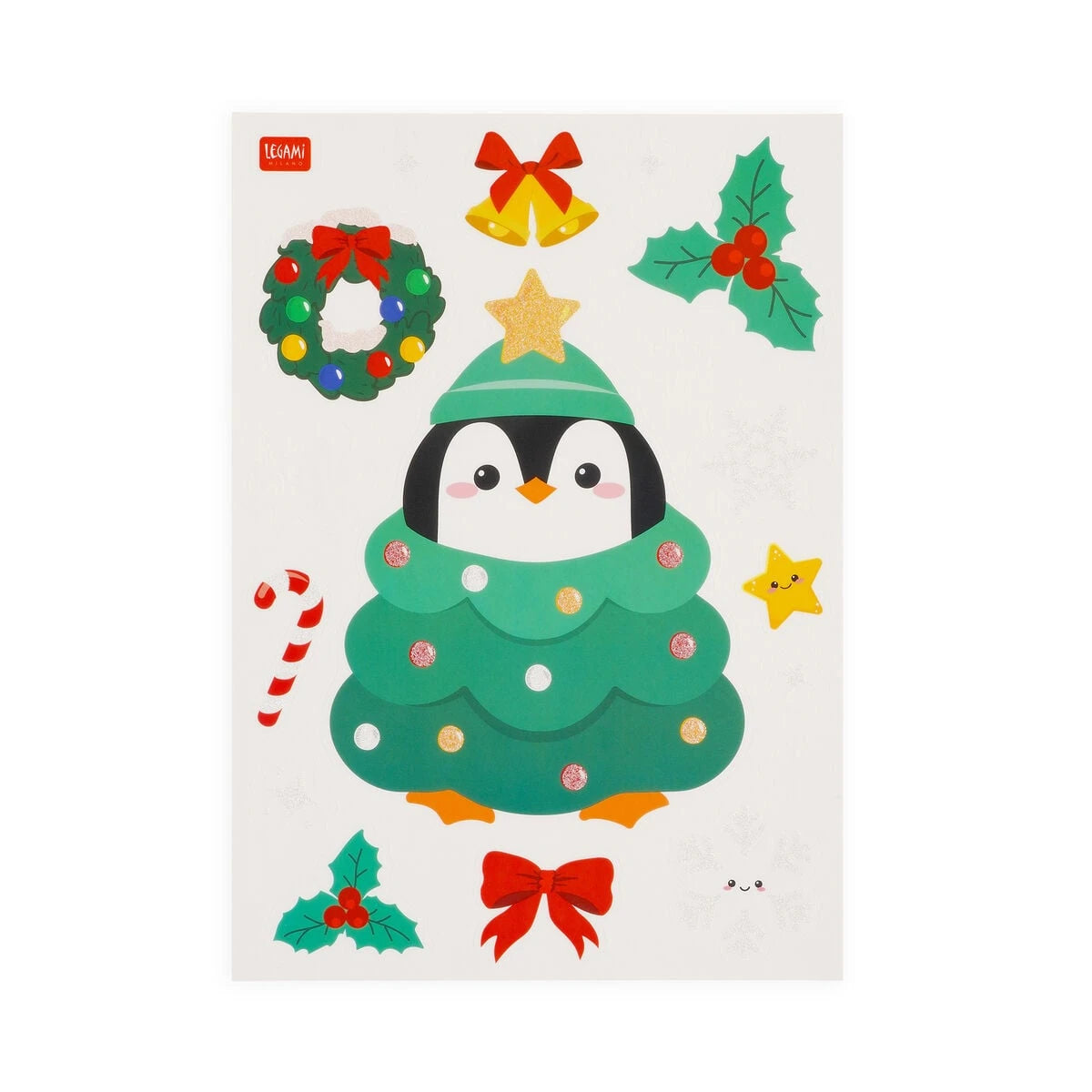 Legami - Set of 75 Static Cling Window Stickers - Windo-Wow
