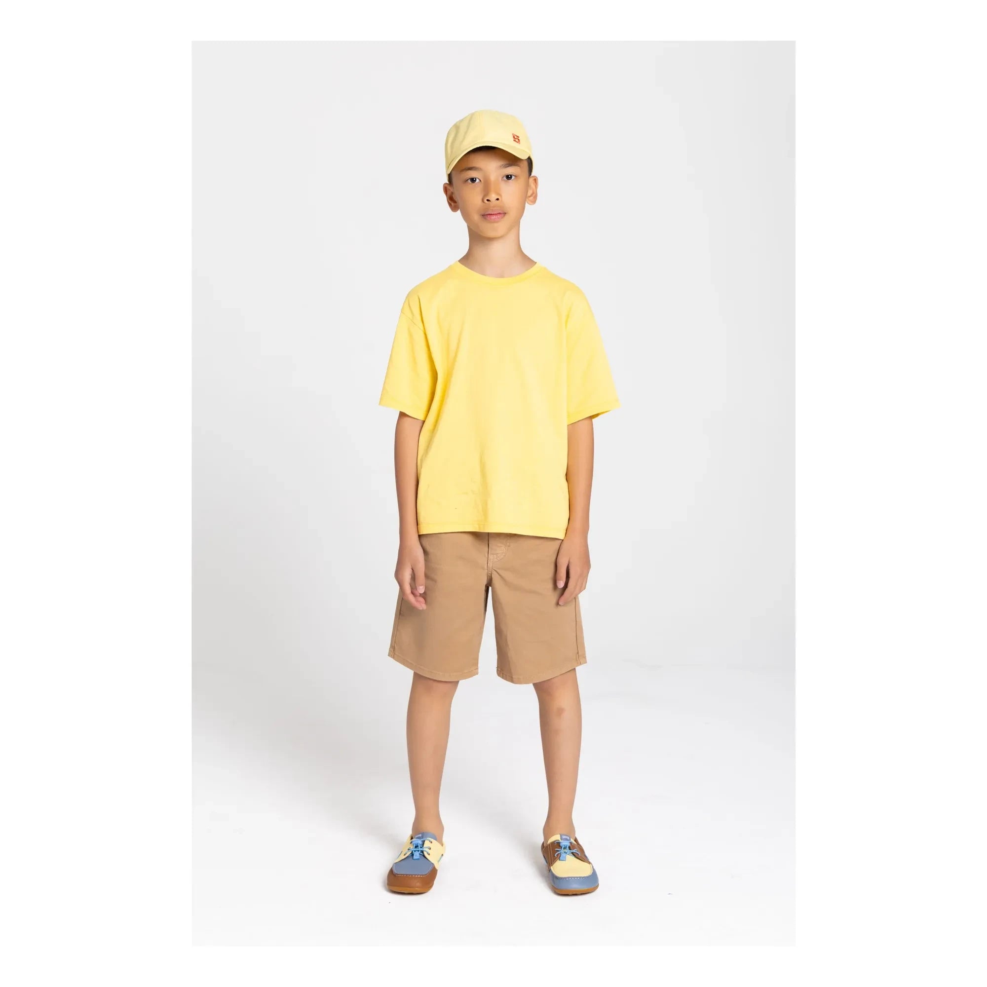 Smallable Kid - Nils Organic Cotton T-shirt | Fluorescent Yellow