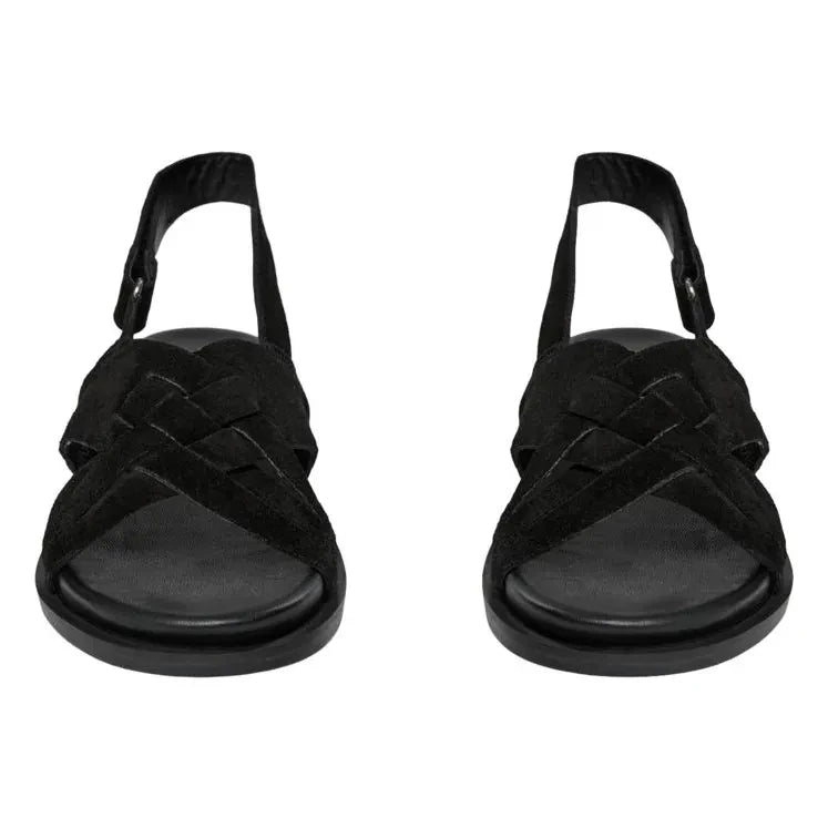 Sofie Schnoor - Suede Silasy sandals | Black