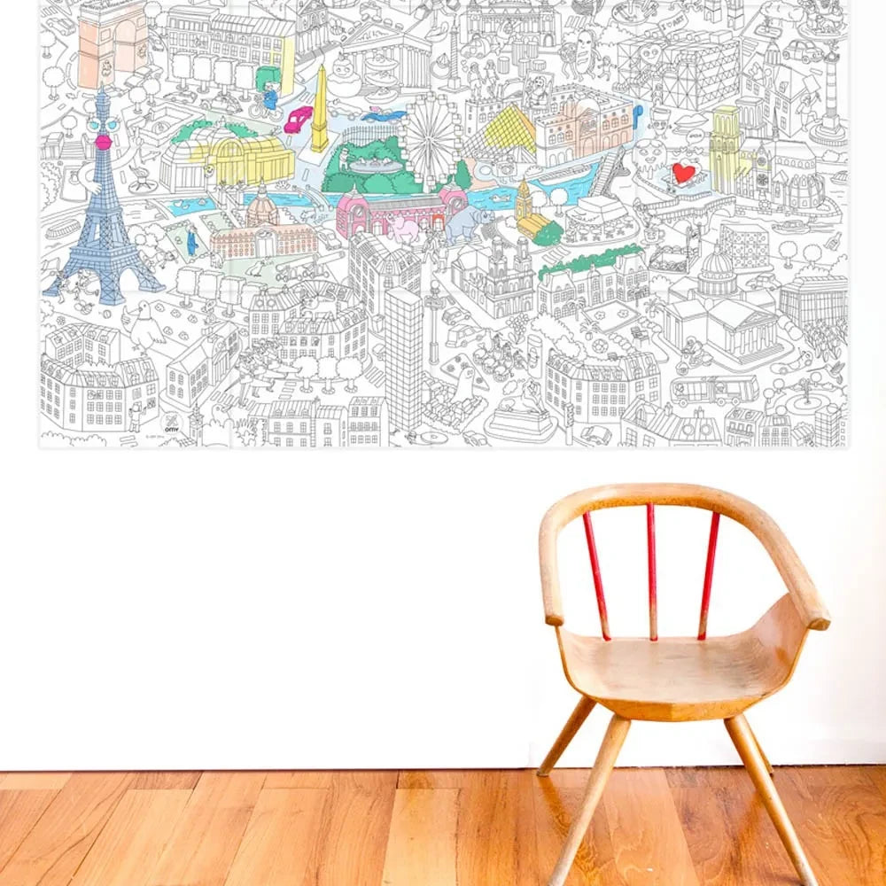 Omy - Giant Paris Boyama Posteri