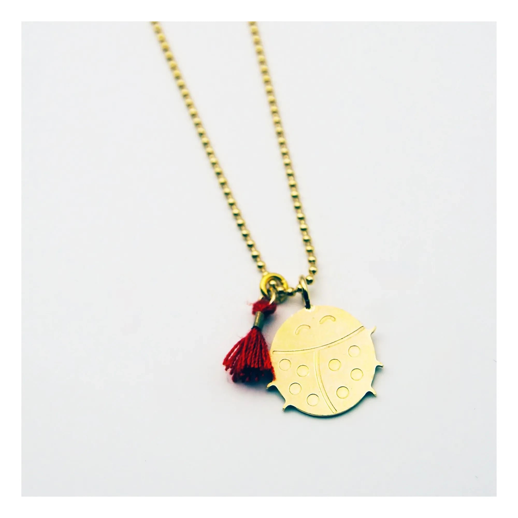 Adorabili - Ladybug Necklace | Gold
